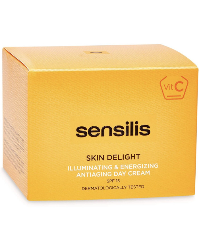 Sensilis Crema día revitalizante iluminadora Skin Delight SPF 15   50ml